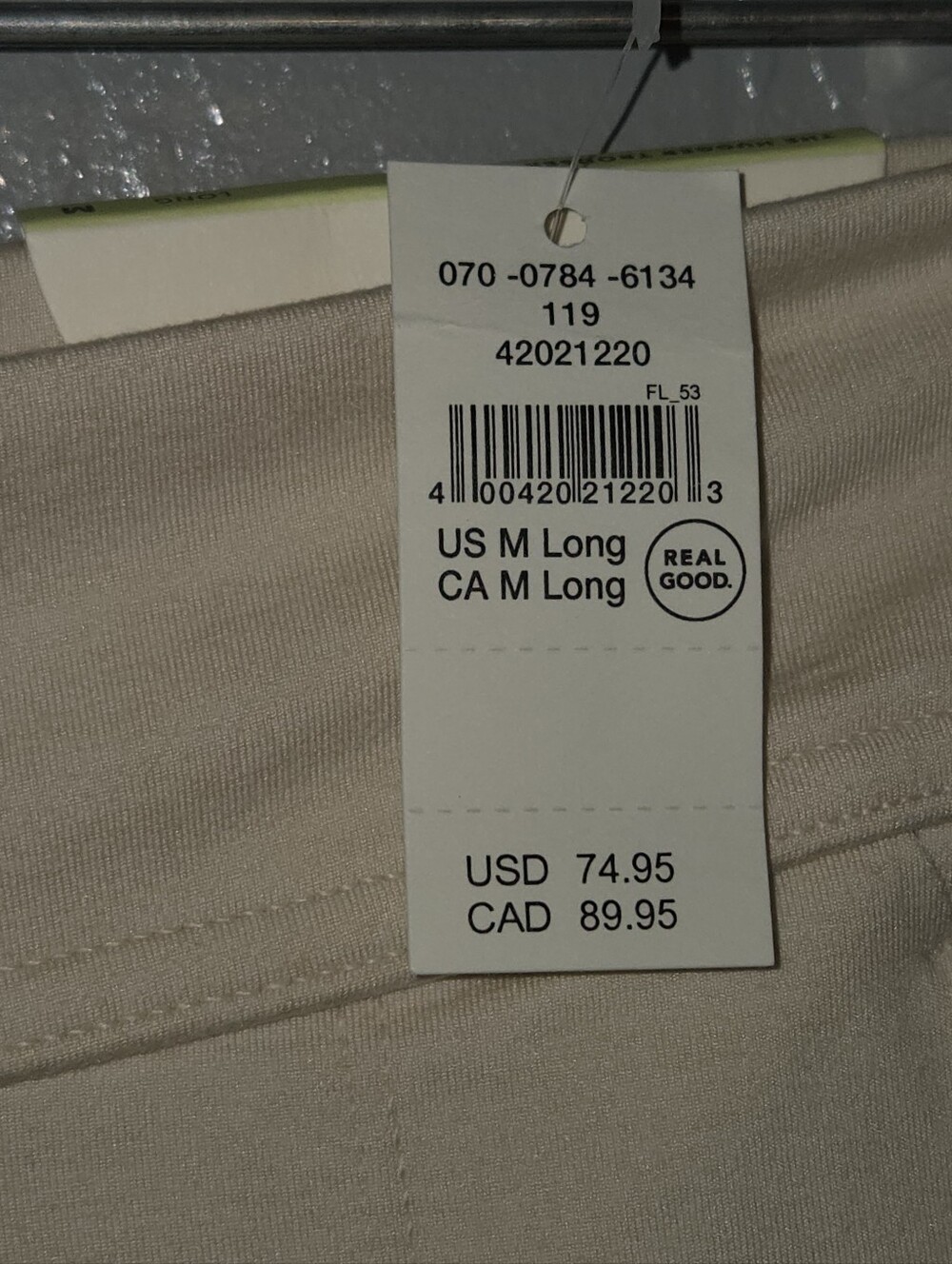 aerie Offline Wide-Leg The Hugger Trousers in Cream Woman M Long NWT - Picture 7 of 12